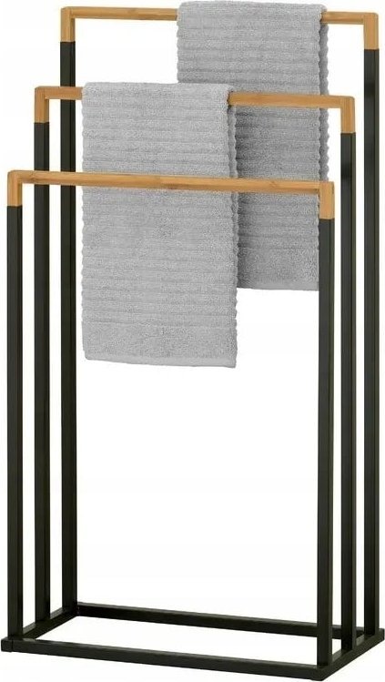 STOJAK WIESZAK 3 POZIOMOWY NA RĘCZNIKI WOLNOSTOJĄCY ŁAZIENKOWY METAL LOFT