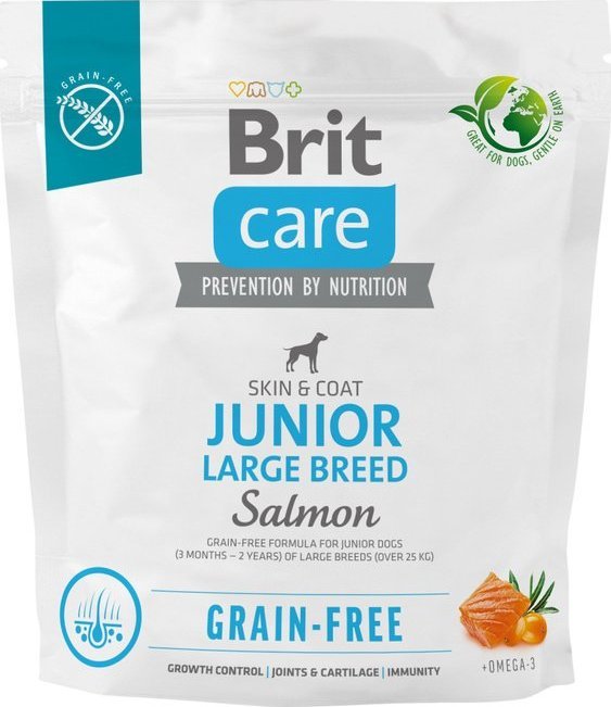 Brit Sucha karma dla psa Dog Junior Large Breed Salmon 1 kg