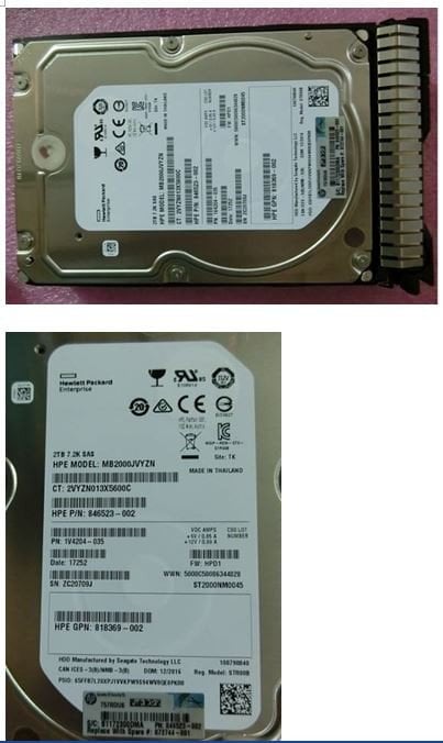 Dysk HP 2TB SAS 12G 7.2K LFF SC DS