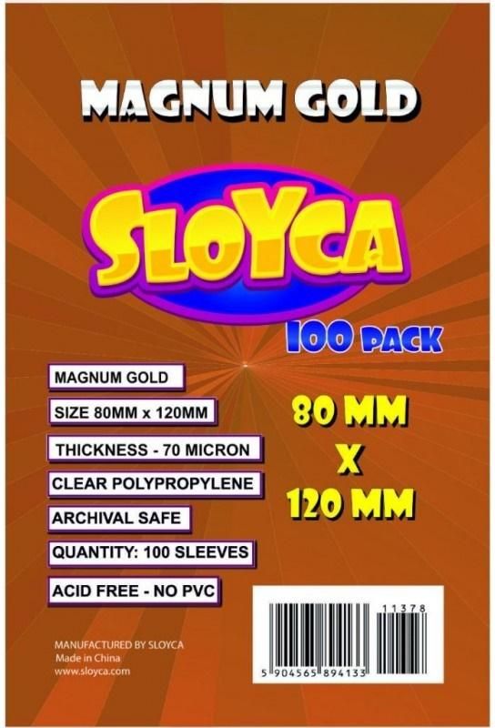 Baldar Koszulki Magnum Gold 80x120mm (100szt) SLOYCA