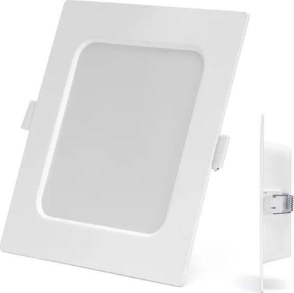 Aigostar Panel Downlight kwadratowy podtynkowy LED E6 9W Downlight kwadratowy podtynkowy LED E6 9W