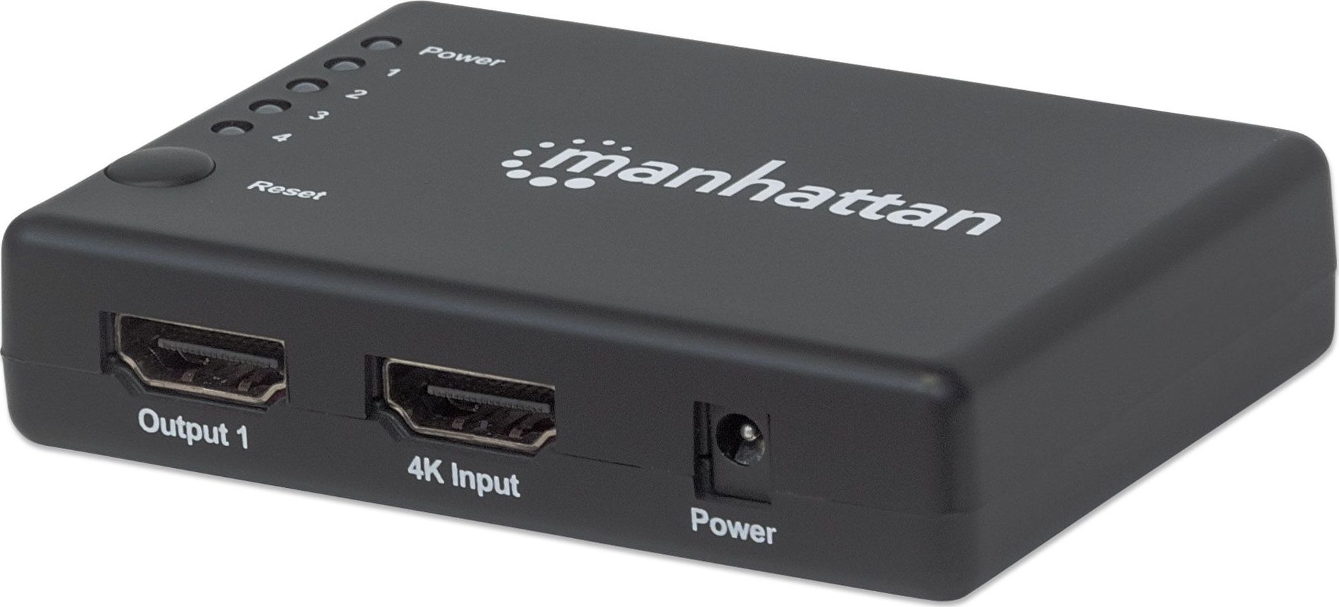 Manhattan ROZDZIELACZ SPLITTER AV HDMI 1.4 1X4 4K 30HZ UHD 3D (207706)