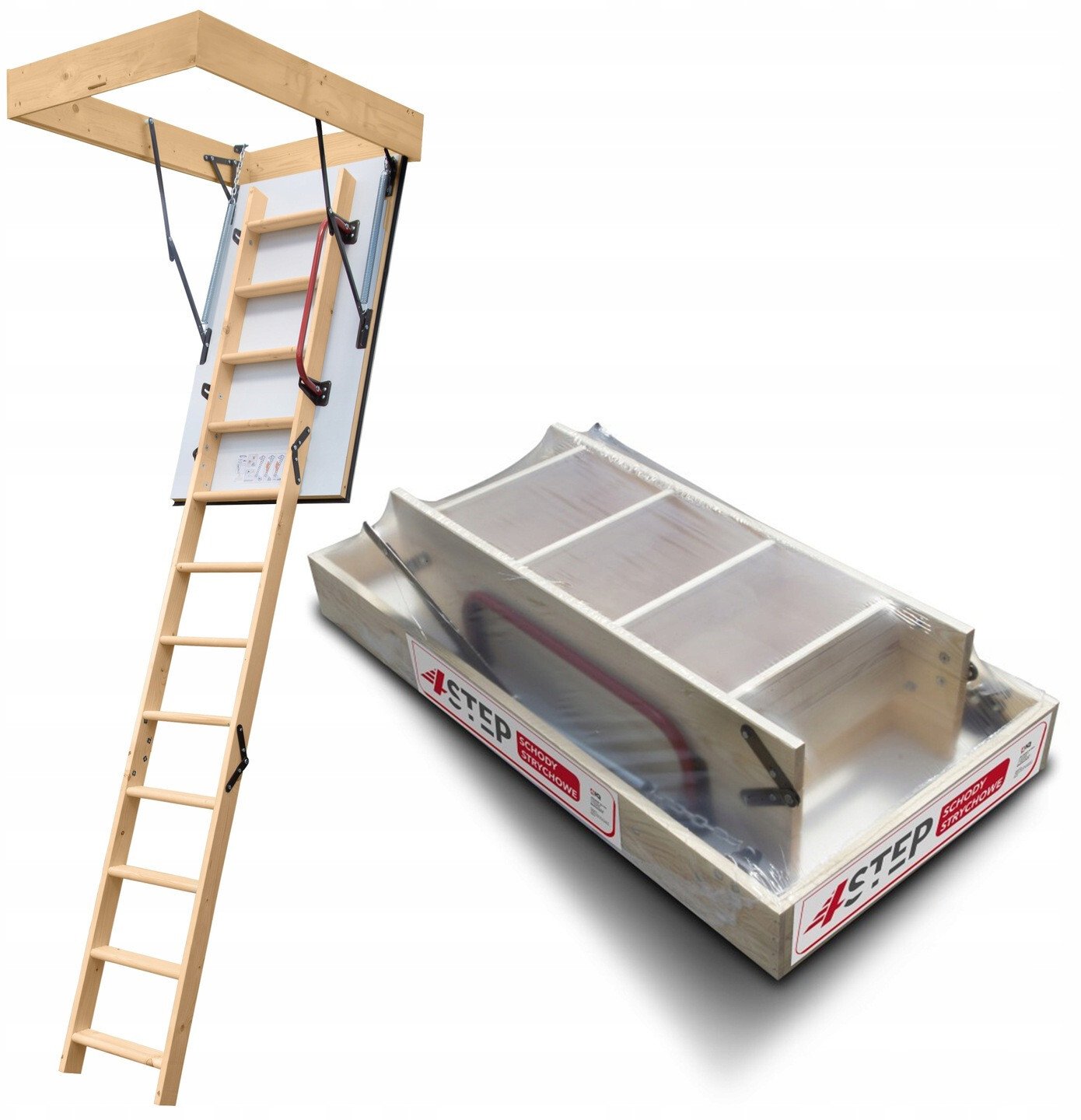 Schody Strychowe NORDIC 86 mm 120x80 + dodatkowa uszczelka