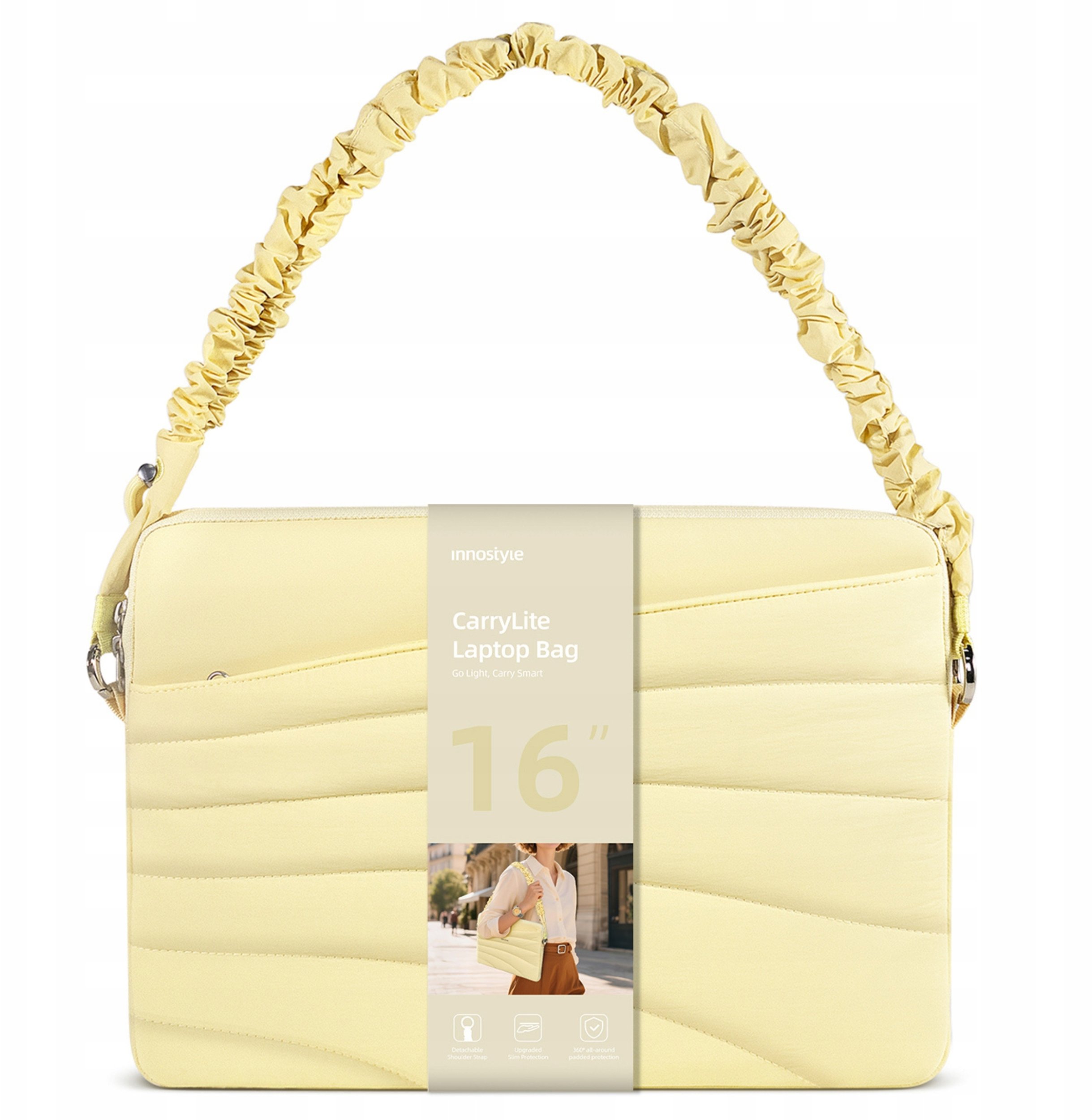 Torba Innostyle Na laptopa 15 6 16 wodoodporna Carrylite Elastic Strap