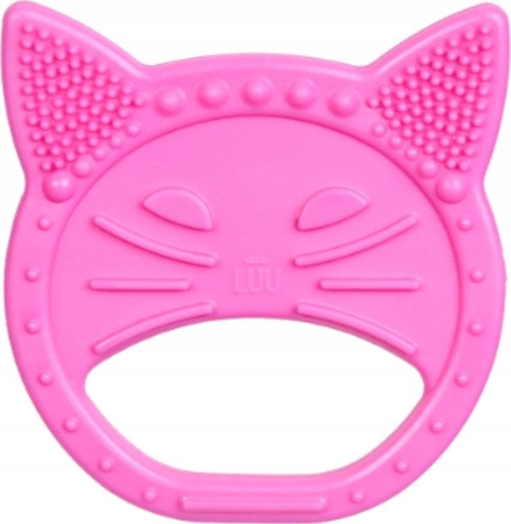 Pluggerz by Comfoor LUU KIDS-GRYZAK DLA DZIECI LUUISA THE CAT PINK