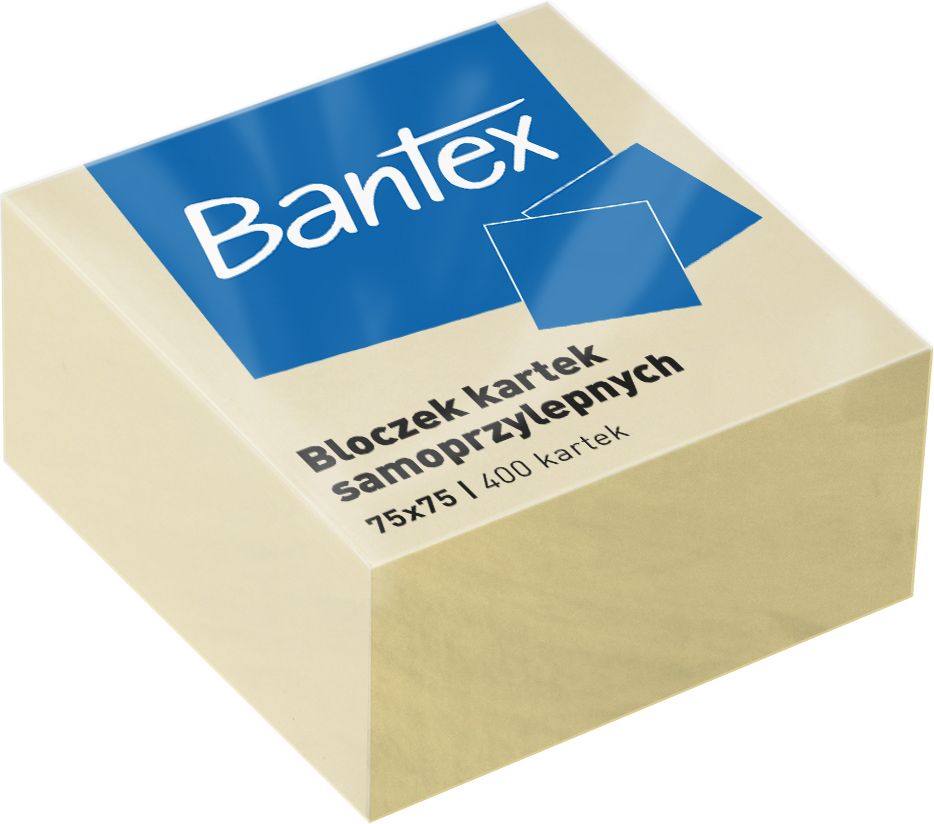 Hamelin Kartki samoprzylepne 75x75 400k .żółte (400086401)