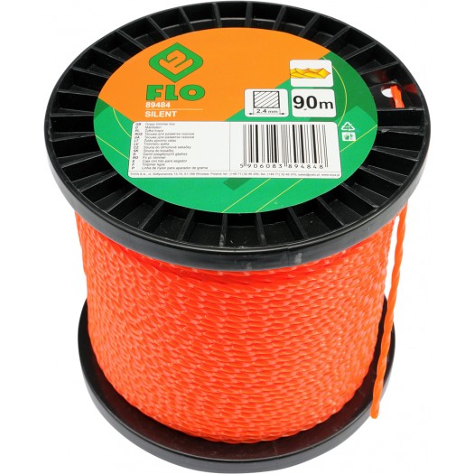 Flo Żyłka tnąca Silent 2,4mm 90m (89484)