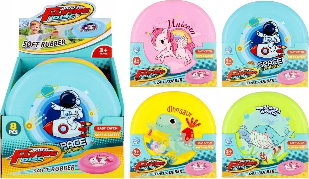 Mega Creative DYSK LATAJACY MIEKKI 18CM MIX4 MC DISP 8/64