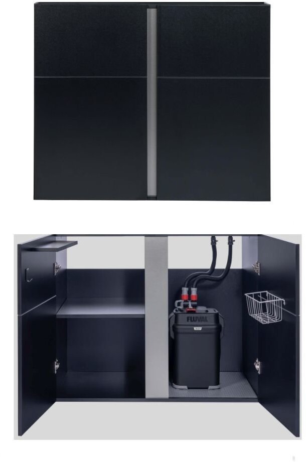 Fluval Szafka do zestawu Siena 270, czarna, 90 x 55 x 73 cm