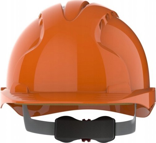 Kask HEŁM ochronny dla budowlańców JSP Evo3 EN397 WENTYLOWANY POKRĘT ORANGE