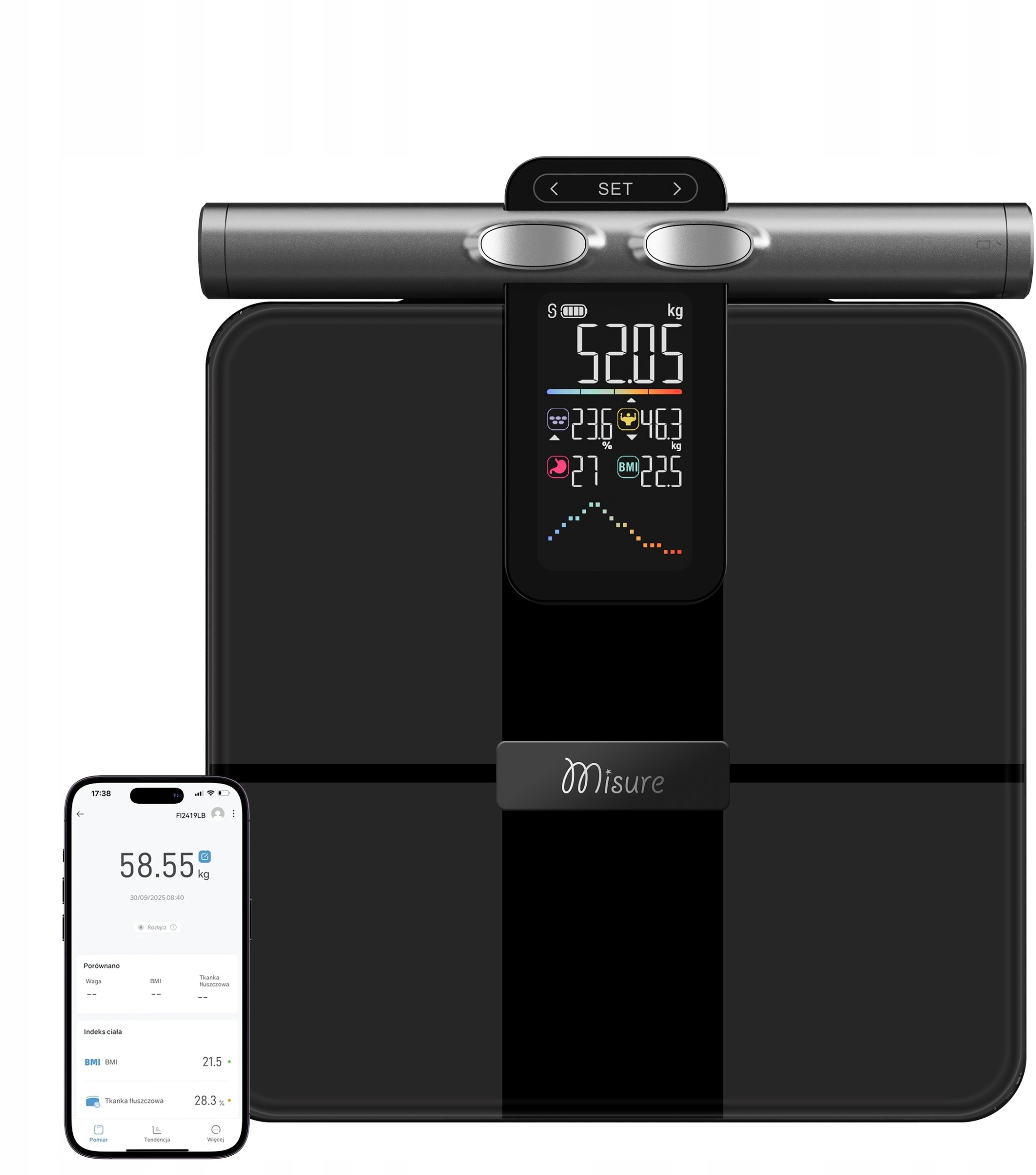 Waga łazienkowa Misure Elektroniczna MI Fit Max