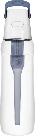 Dafi Butelka filtrująca SOLID 0,7 l jeansowa + filtr węglowy