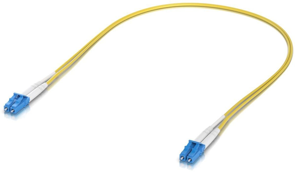   Ubiquiti UACC-OFC-S2-LULU-0.5M-50 kabel InfiniBand / światłowodowy 0,5 m LC LC/LC Żółty