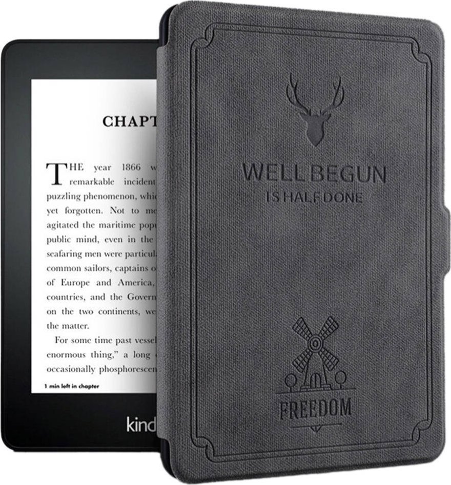 Pokrowiec Strado Smart Motto do Kindle Paperwhite 1/2/3 (Szare)