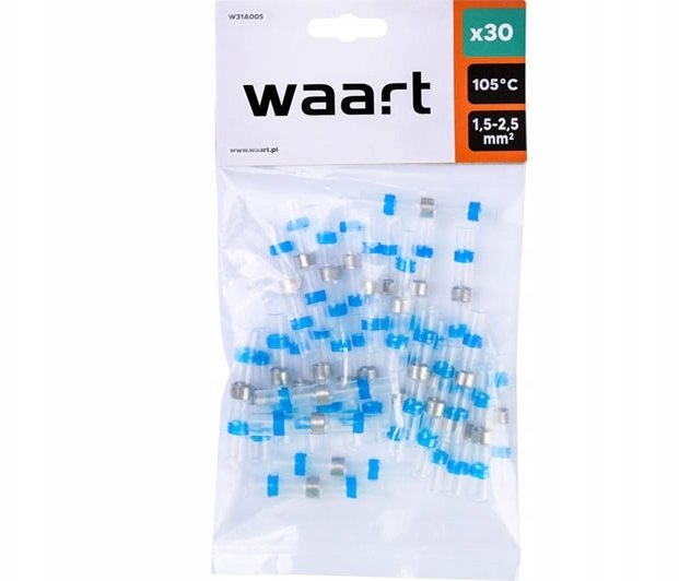 Waart WAART Koszulki termokurczliwe z cyną 1.5-2.5 mm2 30 szt