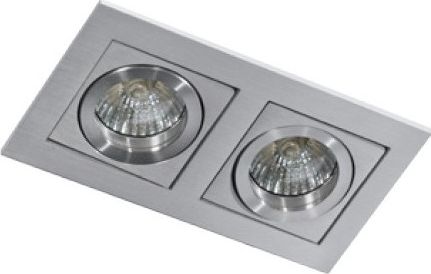Azzardo Oprawa podtynkowa kwadratowa aluminiowa AZzardo PACO 2 AZ0798