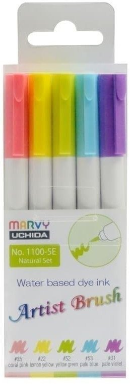 Kolorowe Baloniki Flamastry kolorowe Artist Brush Natural 5 kolorów