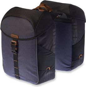 Basil Sakwa turystyczna podwójna MILES DOUBLE BAG 32L, mocowanie na paski, wodoodporny poliester, gr...