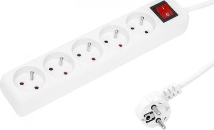 Listwa zasilająca Blow PR 5 gniazd 1.5 m biała (98-037)