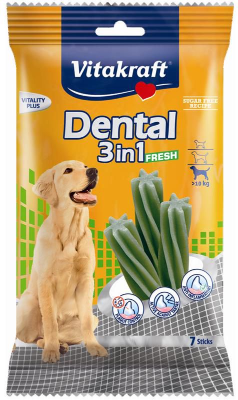 Vitakraft Dental Sticks 3in1 FRESH - 7 sztuk