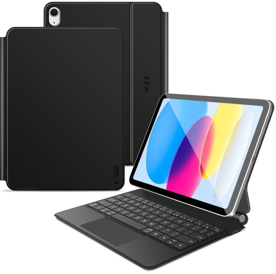 Etui Tech-Protect SmartCase Magnetic + Keyboard Apple iPad 10.9" 2022 / 11" 2025 Black