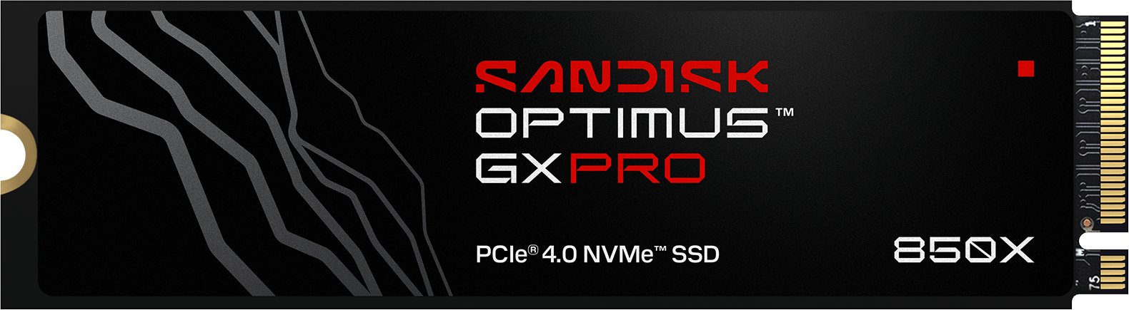Dysk SSD SanDisk Optimus GX PRO 850X - SSD - zaszyfrowany - 4 TB - wewnętrzny - M.2 2280 D5-M (M.2 2...