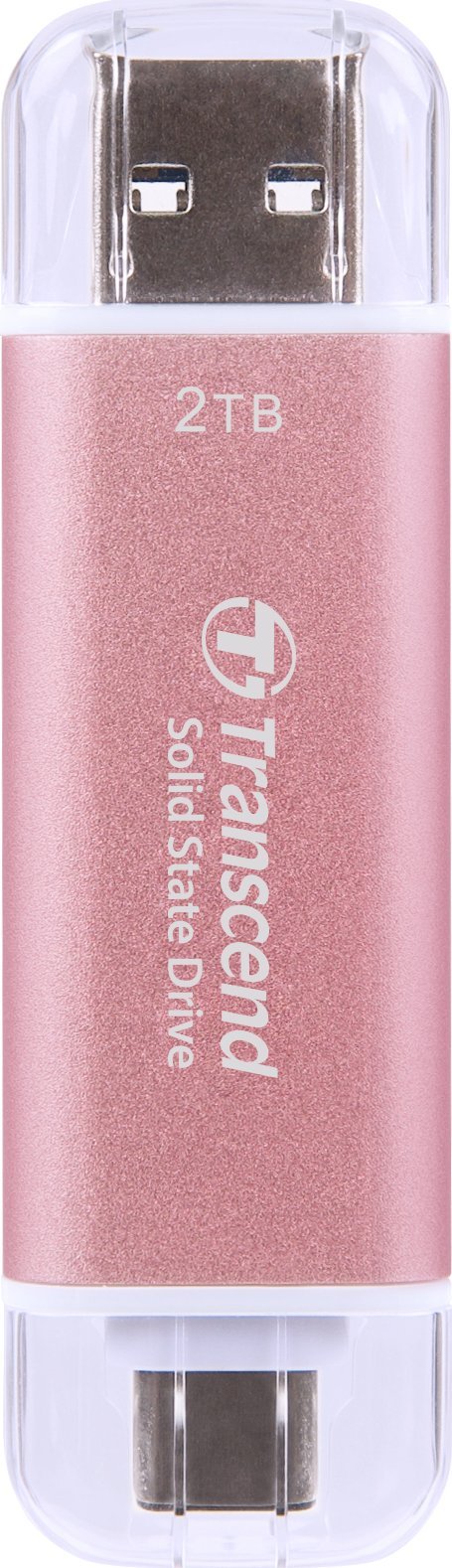 Dysk zewnętrzny SSD Transcend ESD310P 2TB Różowy (TS2TESD310P)