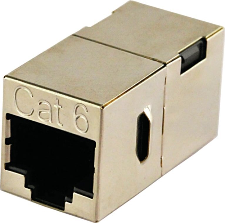 Schwaiger Schwaiger 2 x RJ45 Srebrny