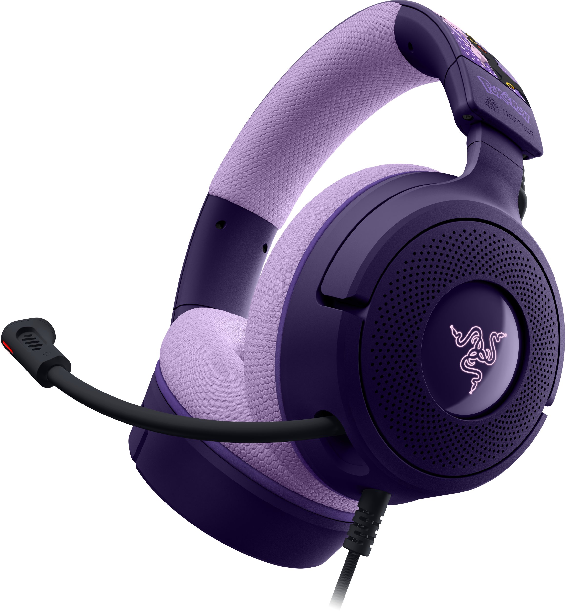 Razer Gamingowe Kraken V4 X Pokémon Edition, USB-C, 40 mm - Espeon/Umbreon (RZ04-05180700-RUEA)