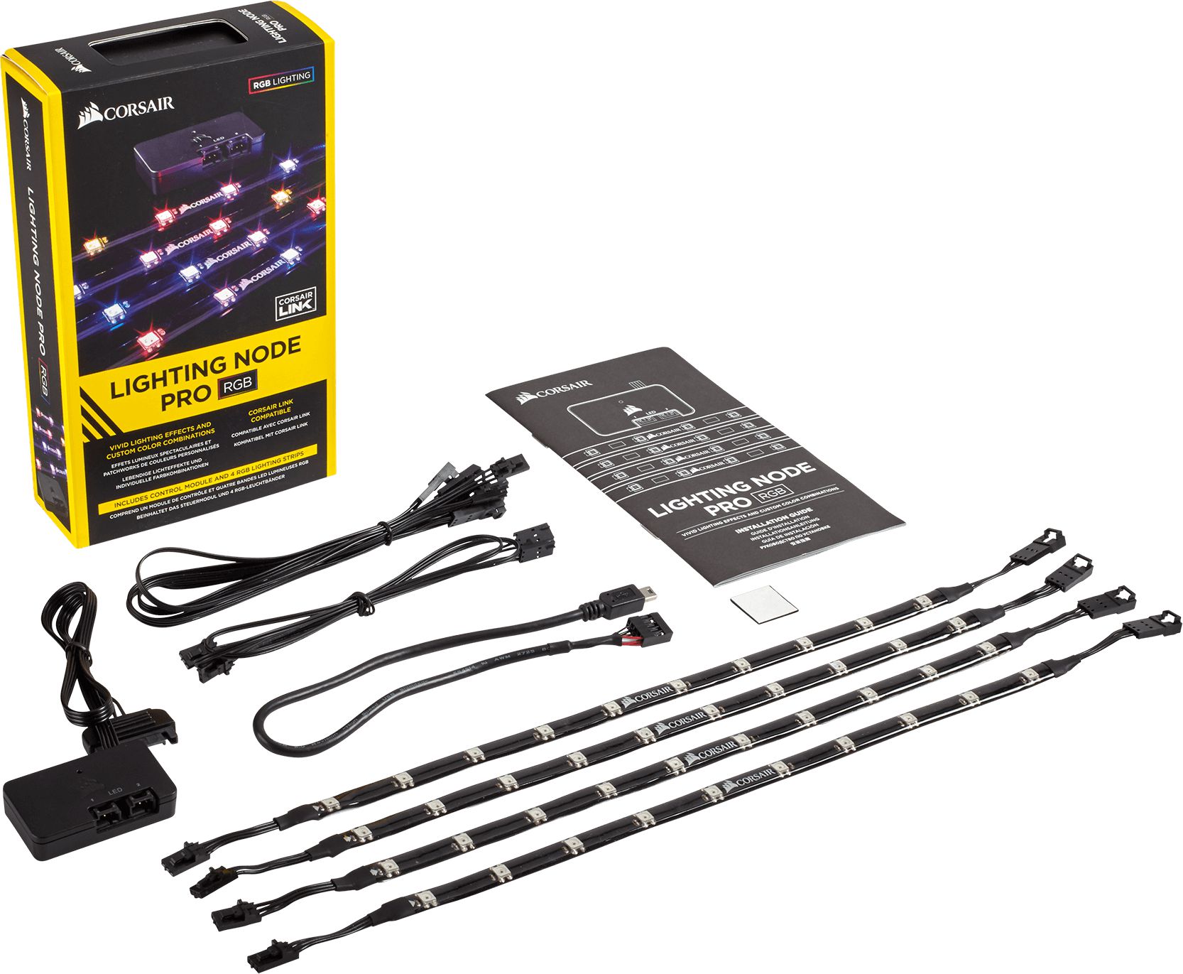 Zdjęcia - Pozostałe podzespoły Corsair Lighting Node Pro USB 2.0 RGB LED  (CL-9011109-WW)