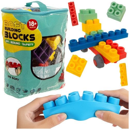Iso Trade Klocki gumowe - sensoryczne 80el. 26575