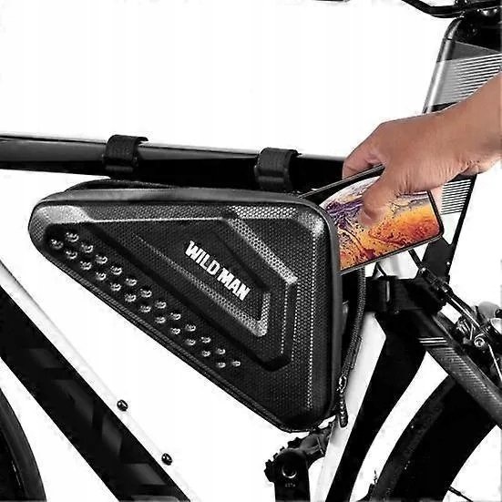 WildMan WILDMAN sakwa rowerowa pod ramę na zamek 2,5L ES19 czarna