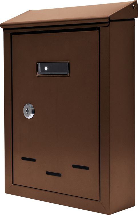 Skrzynka na listy brązowa 285 x 200 x 60mm (78542)