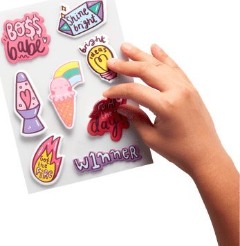 Ooly - 200 naklejek z kopertą - szefowa