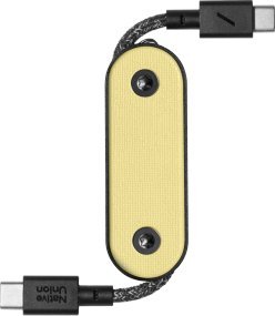 Kabel USB Native Union USB-C - USB-C 0.17 m Żółty (POCK-C-LMO-NP)