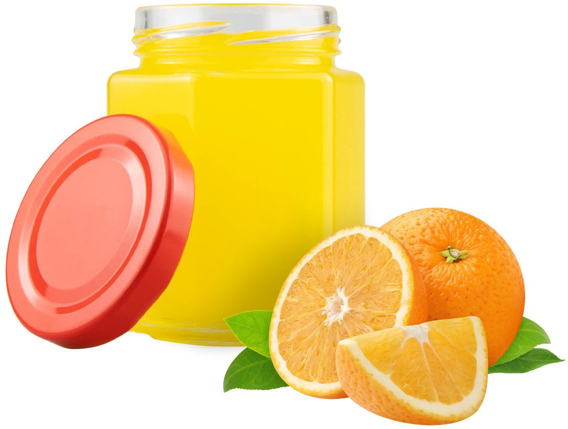 5x SŁOIK SZKLANY sześciokątny 200 ml na dżem miód konfitury przyprawy