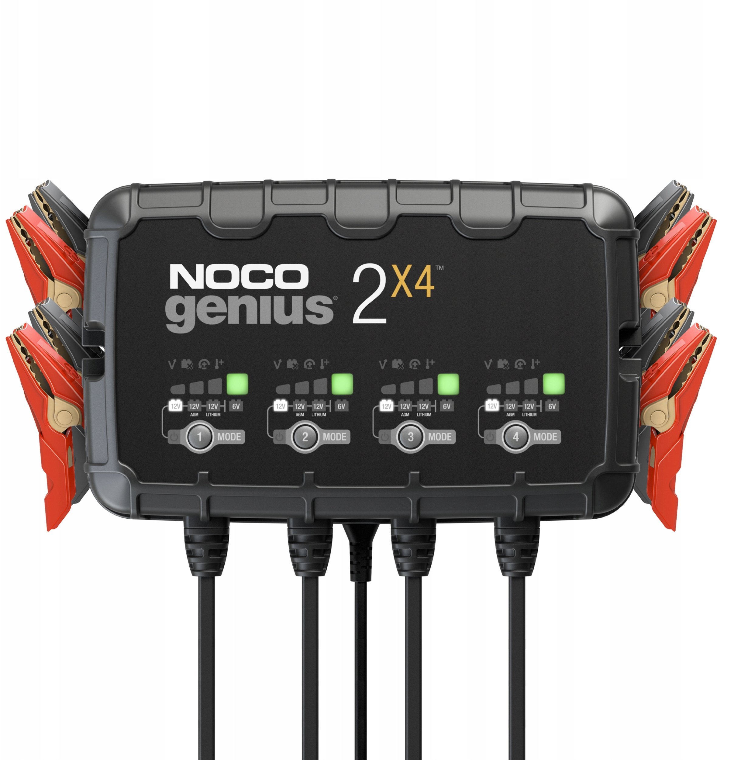 GENIUS2X4 8A 4-Bank Battery Charger