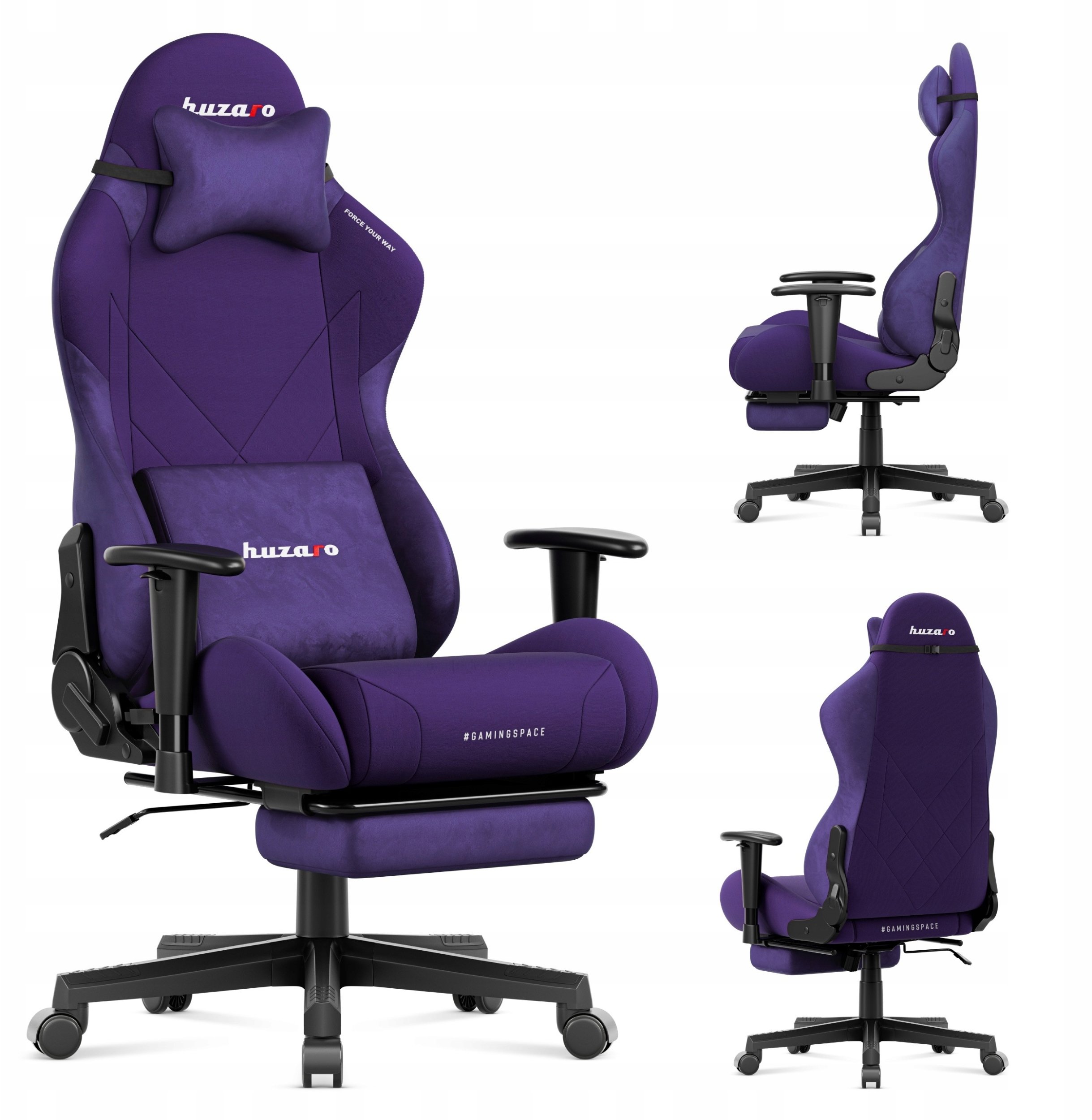 Fotel FORCE Huzaro 5.7 Purpurowy (KPHUKAFG03R0)