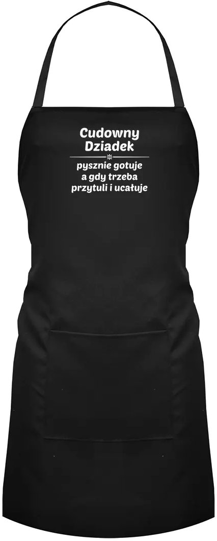 Cudowny dziadek - fartuch z nadrukiem