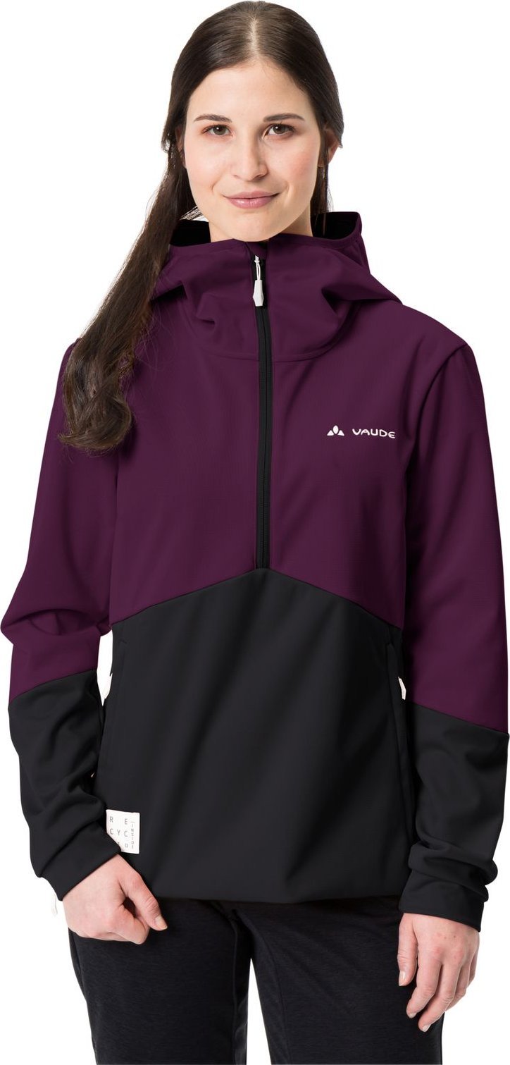 Vaude Kurtka damska softshell Tremalzo - fioletowo-czarna 36