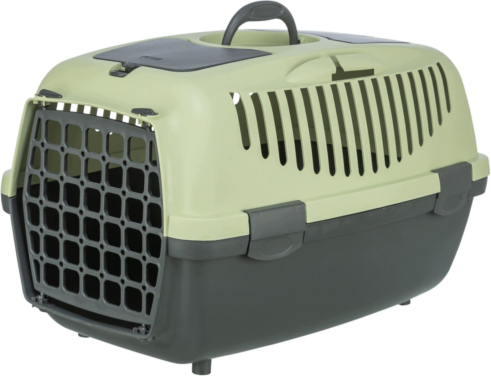 Trixie Transporter Capri 2, dla psa, XS–S: 37 × 34 × 55 cm, ciemnoszaro-pastelowozielony