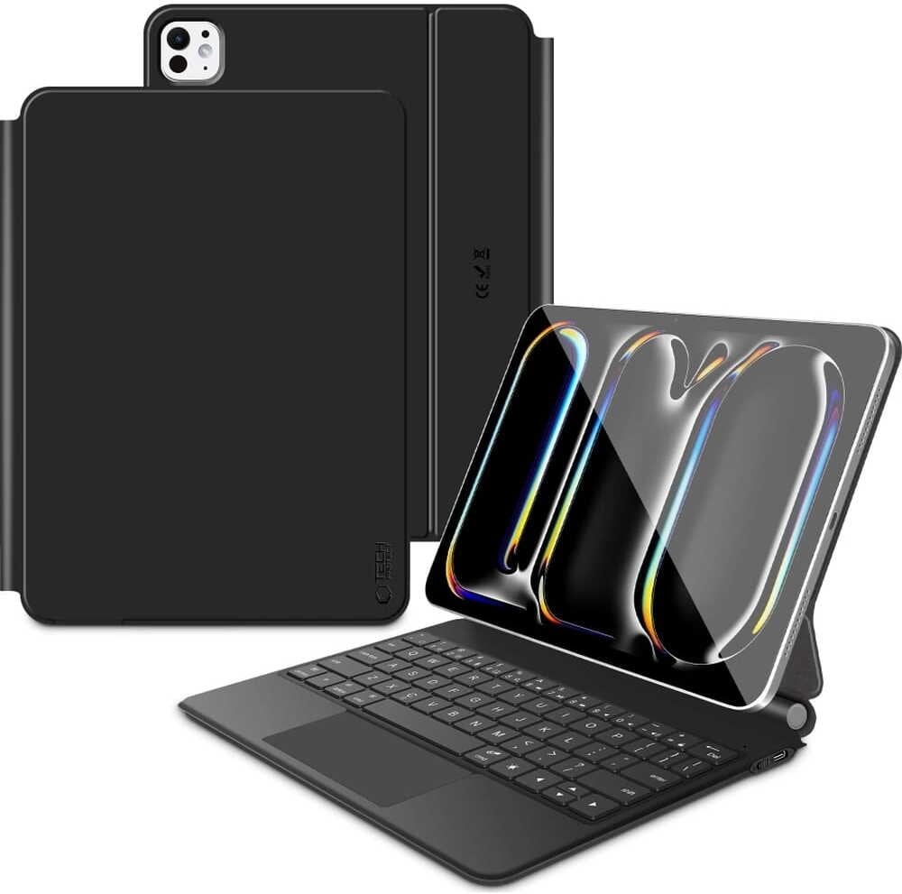 Tech-Protect SMARTCASE MAGNETIC + KEYBOARD IPAD PRO 11” 5 / 6 2024-2025 BLACK