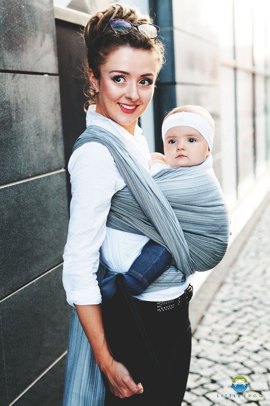 Little Frog Chusta tkana - Angelit 4,2 m