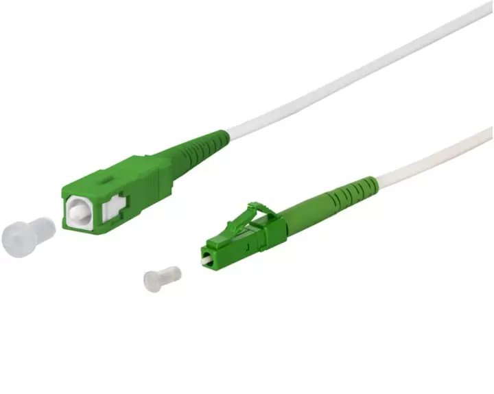 Kabel krosowy METZ CONNECT OpDAT, SC-S APC/LC-S APC OS2, 3 m
