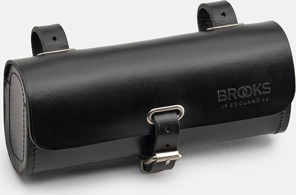 Brooks Torba podsiodłowa BROOKS CHALLENGE, Black, Pojemność 0,5L, Mocowanie na paskach, Garbowana sk...