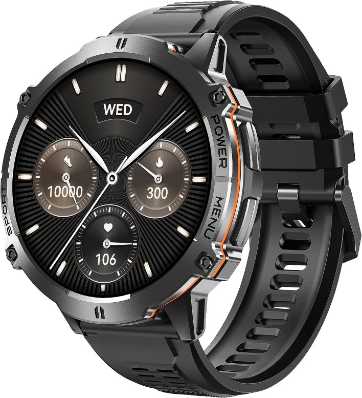 Smartwatch Rubicon SMARTWATCH męski RNCF40 black/black SIL