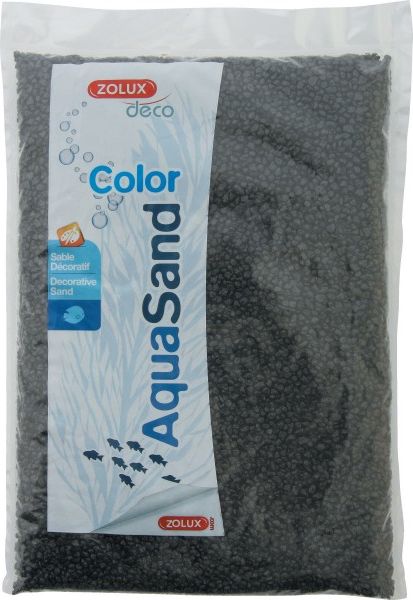 Zolux Aquasand Color czerń hebanowa 1kg