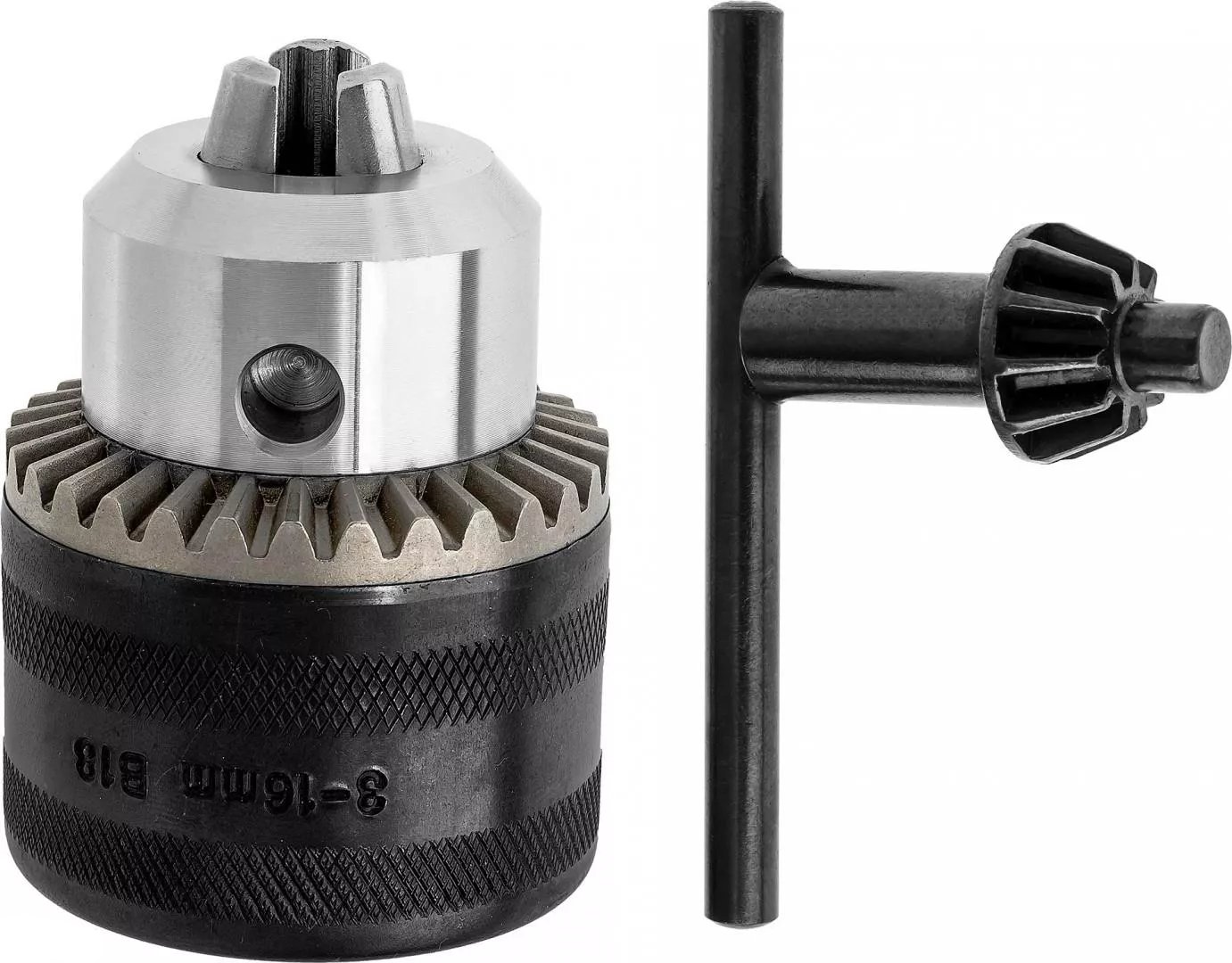 Drel DREL Uchwyt Wiertarski 3-16mm Stożek B18 Zębaty Do Wiertarki Klucz