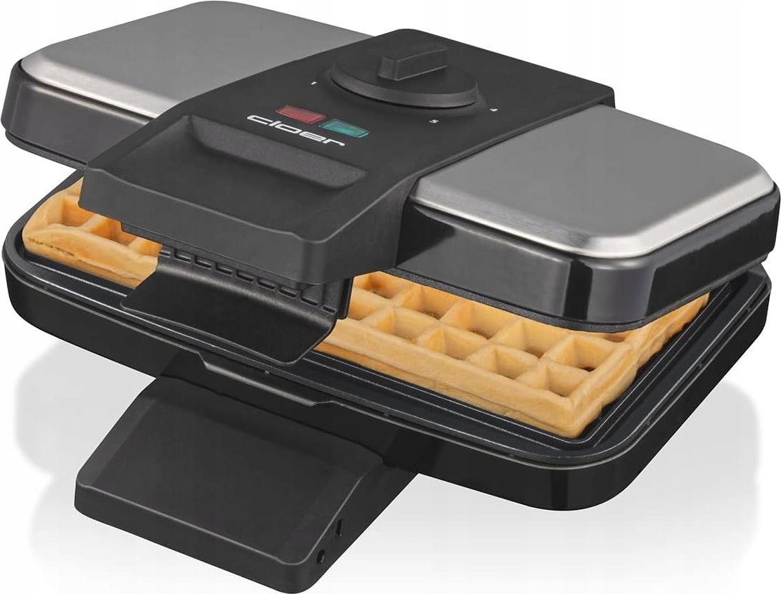 Cloer Cloer Brussels waffle iron 1459 c2 heavy (stainless steel/black, 1,000 watts)