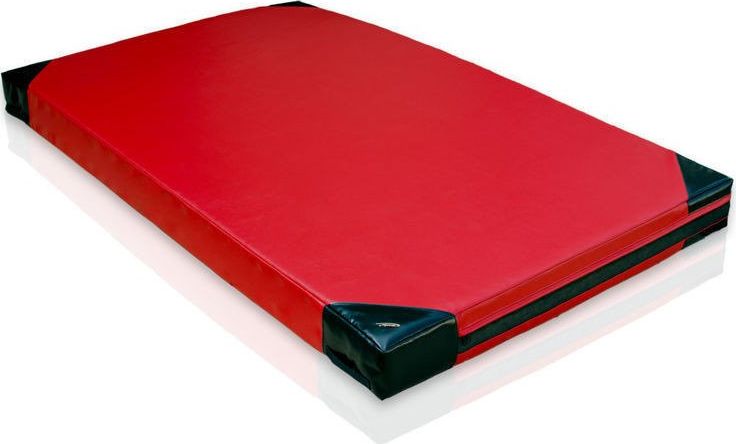 Marbo Sport Materac gimnastyczny 1-częściowy 16090 200 cm x 120 cm x 15 cm czerwony